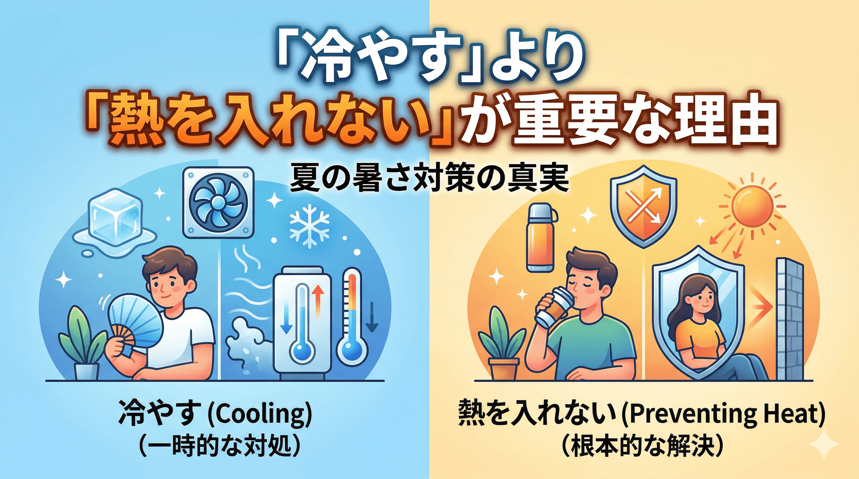 「冷やす」より「熱を入れない」が重要な理由